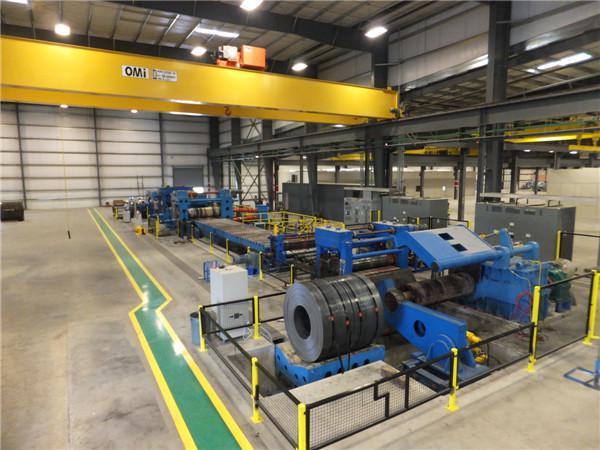 我公司美国纵剪项目设备调试顺利完成